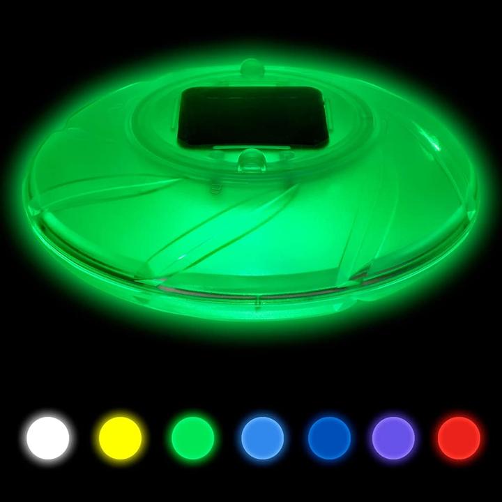 Actual product image Bestway Solar pool light with colour change