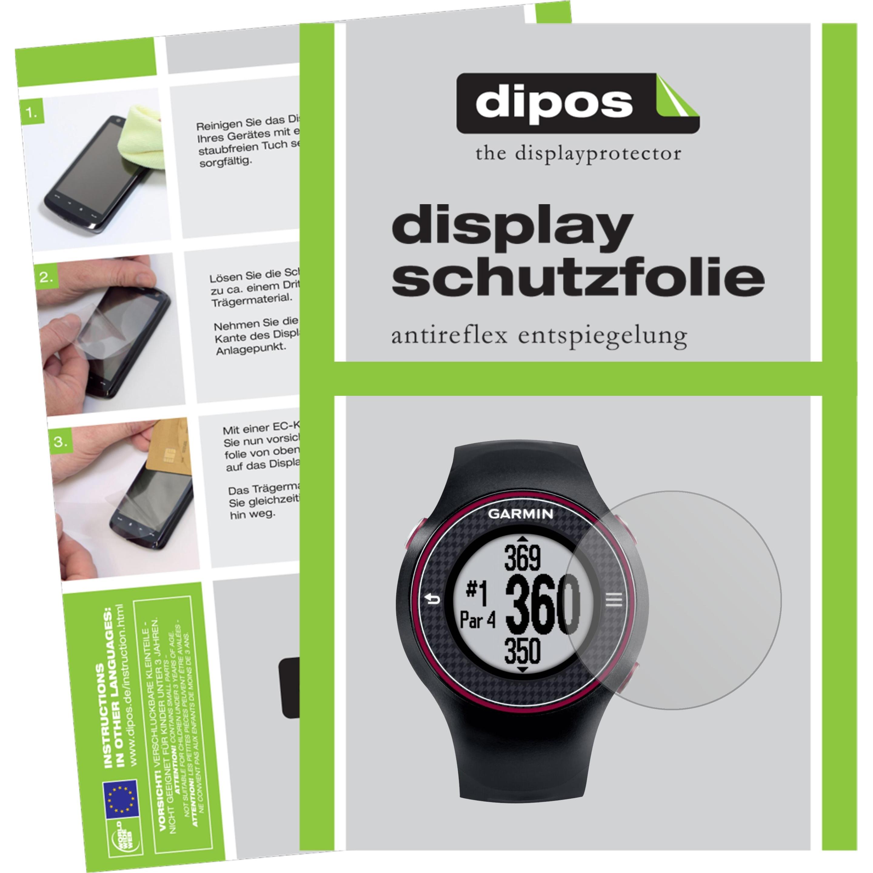 Dipos Displayschutzfolie Antireflex, Smartwatch Schutzfolie, Transparent