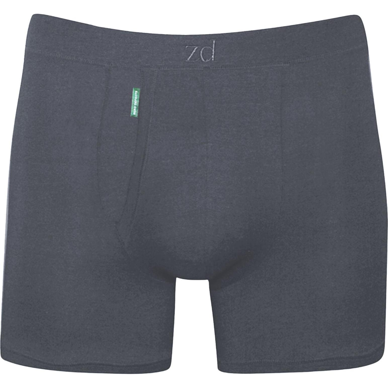 Zd Zero Defects, Herren, Unterhosen, Boxershort Casual Bequem sitzend, Grau, (XXL, Einzelpack)
