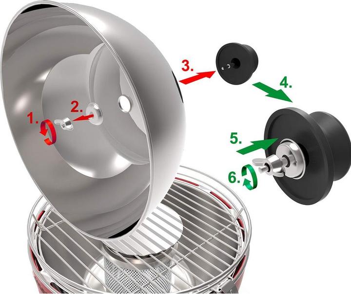 Actual product image LotusGrill Grill bonnet XL
