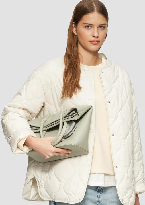 Produktbild s.Oliver Tasche Shopper aus Lederimitat mit Flaschenhalter und Logo