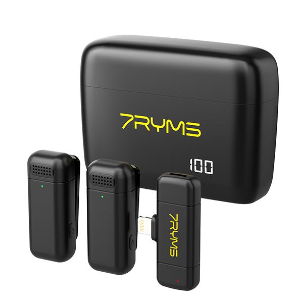 Actual product image 7Ryms Rimo S1(LN) 2.4G DUAL-Channel Wireless Microphone (7R-RIMO-S1-LN)