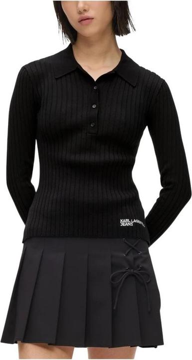 Produktbild Karl Lagerfeld Langarm Strickpolo (M)