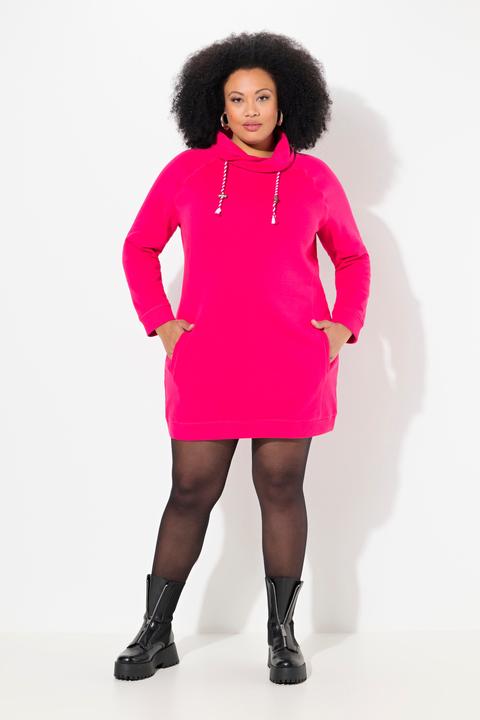 Produktbild Ulla Popken Sweatkleid, Stehkragen, Langarm, Taschen (50, 52)
