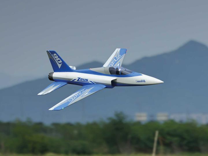 Image du produit Freewing Zeus 90mm PNP 8S Sport jet EDF (Bleu) (Avion à réaction)