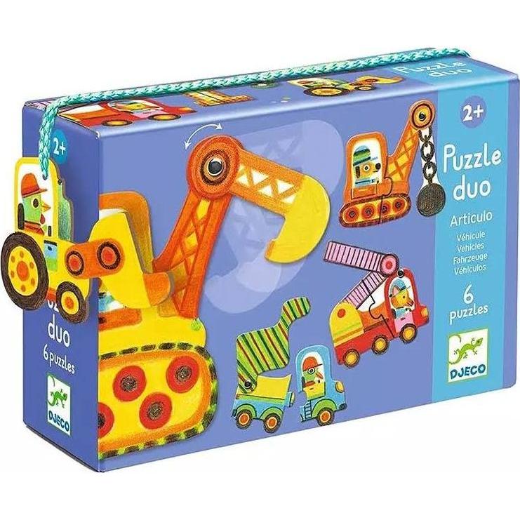 Thumbnail - Djeco Duo Fahrzeuge (12 Teile)
