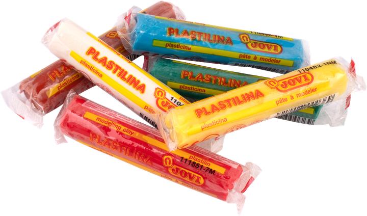 Actual product image Jovi Plasticine PLASTILINA assorted colours, 6 colours 15.0 g each