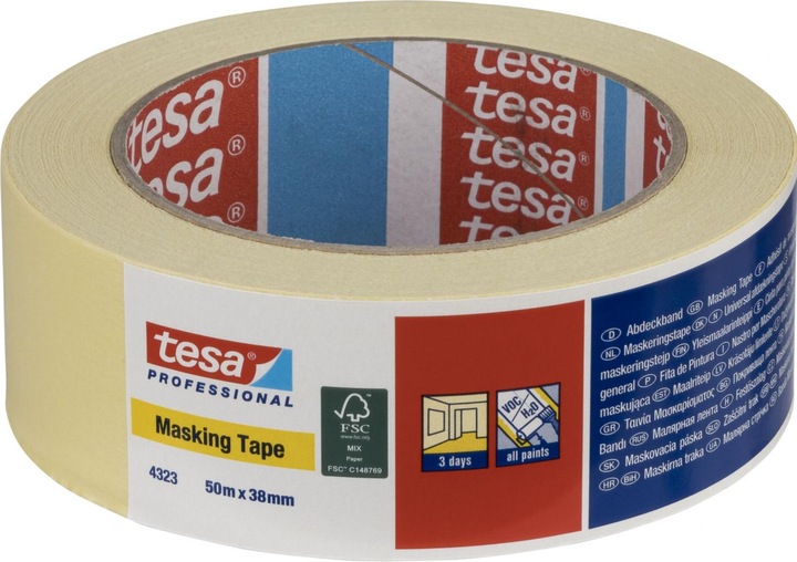 Produktbild tesa tesakrepp® Abdeckband 50m:38mm (38 mm)