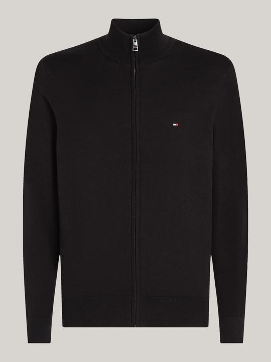 Image du produit Tommy Hilfiger Pull en Coton Essentiel à Fermeture Éclair Col Montant (M)