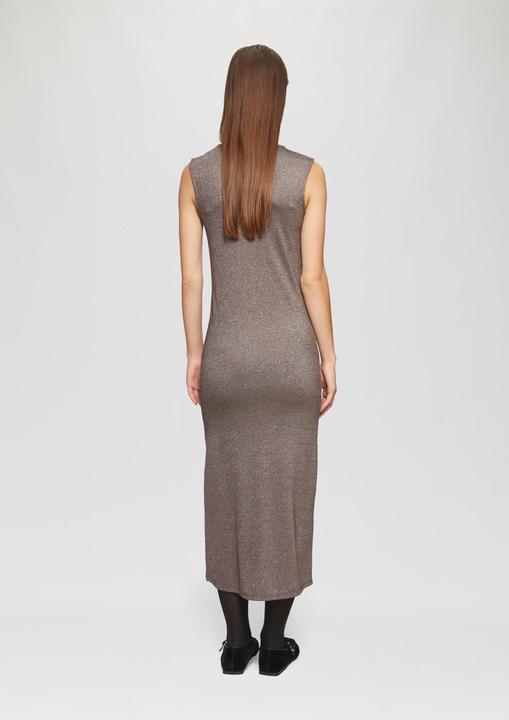 Image du produit S.Oliver Kleid Schmales Rippkleid mit Glitzereffekt (S)