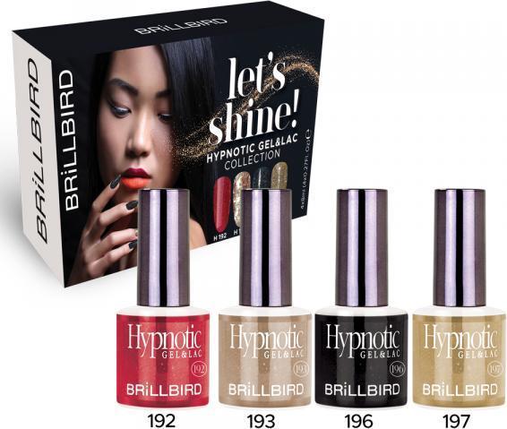 Image du produit BrillBird Laissons-les briller! Hypnotic Gellack Set 4x8ml (Vernis à ongles effet gel)
