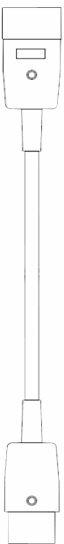 Bachmann Power Cord C19 to Cord Length (1 m)