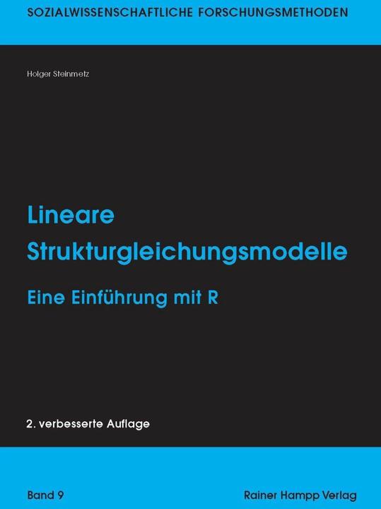 Produktbild Lineare Strukturgleichungsmodelle (Deutsch, Holger Steinmetz, 2015)