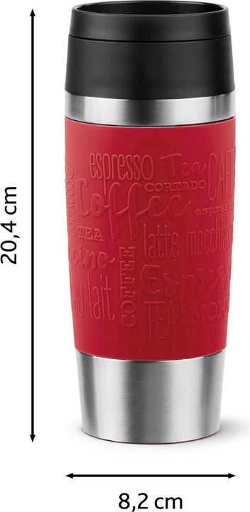 Image du produit Emsa Travel Mug Classic 0,36 L rouge foncé (0.36 l)