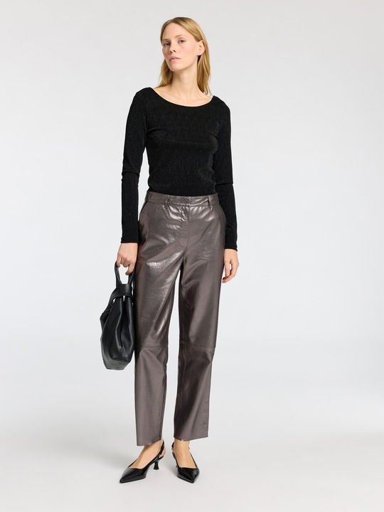 Immagine prodotto Selected Femme Top glitterato con maniche lunghe (XXL)