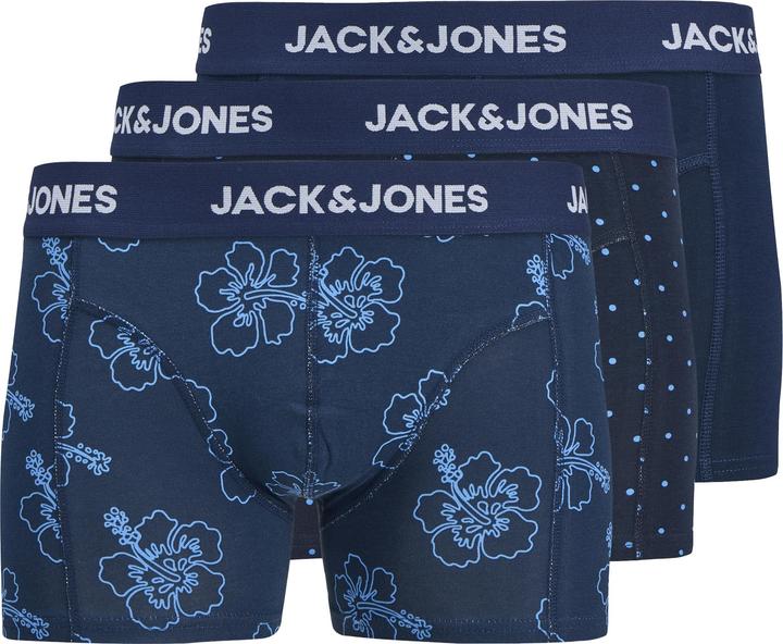 Produktbild Jack & Jones Jacanthony Print Trunks 3 Pack Noos (S, 3er Pack)