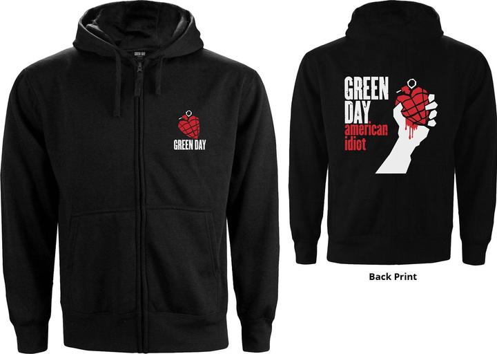 Produktbild Green Day American Idiot (Zipper-Hoodie) (XL)