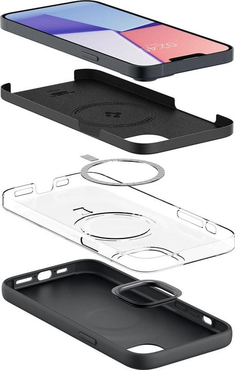 Image du produit Spigen SILICONE-FIT MAG MAGSAFE IPHONE 14 PLUS Noir (Apple iPhone 14 Plus)