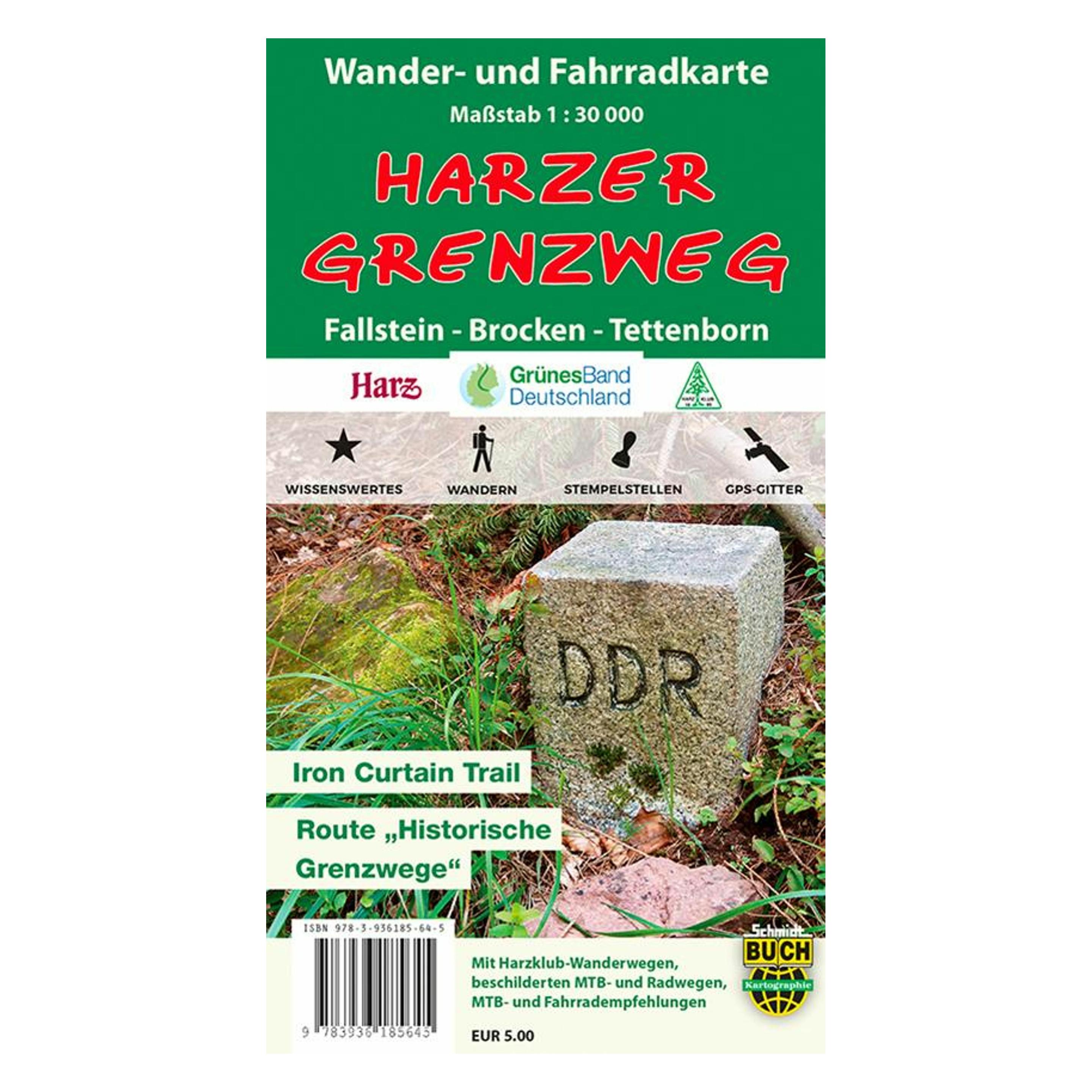 Schmidt-Buch Der Harzer Grenzweg,Wander-u.Fahrradkte (35206205)
