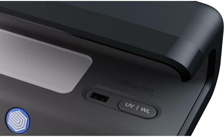 Actual product image Safescan 75 LED UV/Weissl Prüfgerät Währungen, Pässe Schwarz (Bill validator)