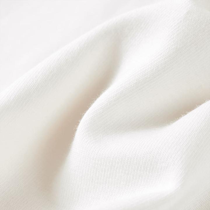 Produktbild vidaXL Kinder-Langarmshirt Ecru 140,Material: 95 % Baumwolle. 5 (140)