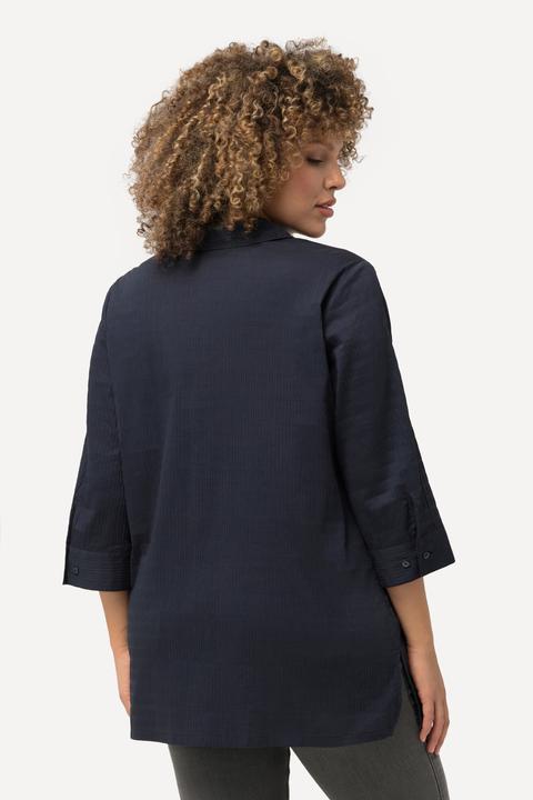 Produktbild Ulla Popken Bluse, Bubble-Qualität, Hemdkragen, 3/4-Arm (56)