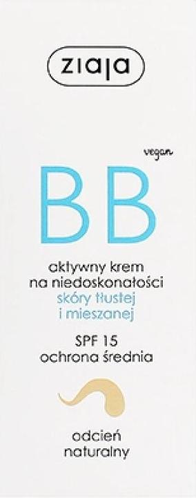 Image du produit Ziaja Crème Bb peaux grasses et mixtes - Bb Crème 50 Ml Natural (Natural)