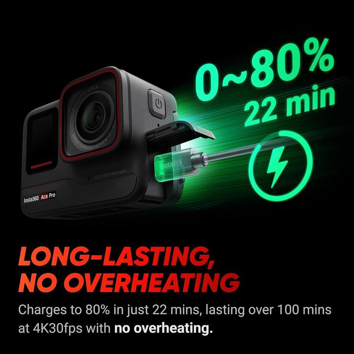 Produktbild Insta360 Ace Pro wasserdichte Action-Kamera mit KI-Rauschunterdrückung (WLAN)