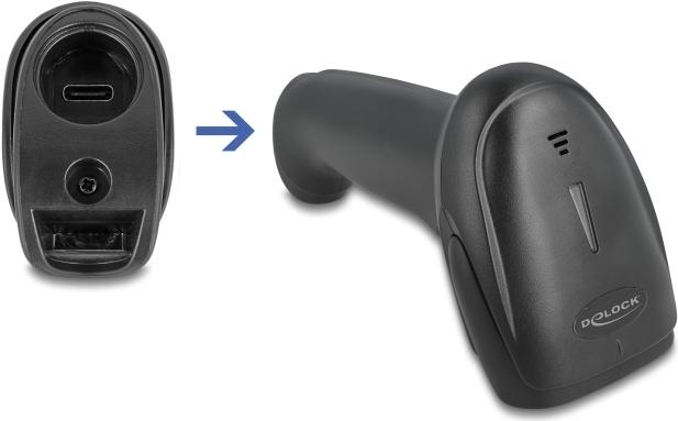 Produktbild Delock Barcode Scanner 1D und 2D für 2,4 GHz, Bluetooth oder (1D-Barcodes, 2D-Barcodes)