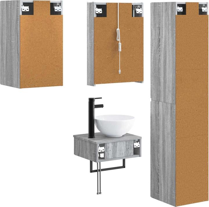 Produktbild vidaXL Badezimmerschrank-Set