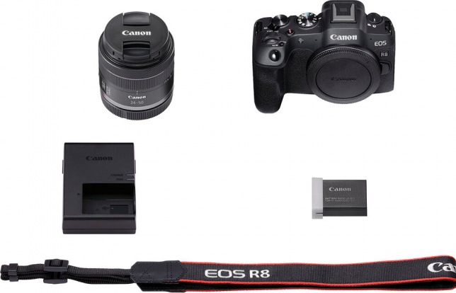 Actual product image Canon EOS R8 Kit - (EU) (24 - 50 mm, 24.20 Mpx, Full frame)
