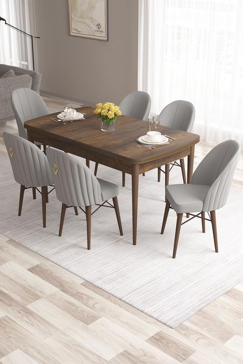 Produktbild Hanah Home Roz Extendable Dining TableChairs Set (MDF)