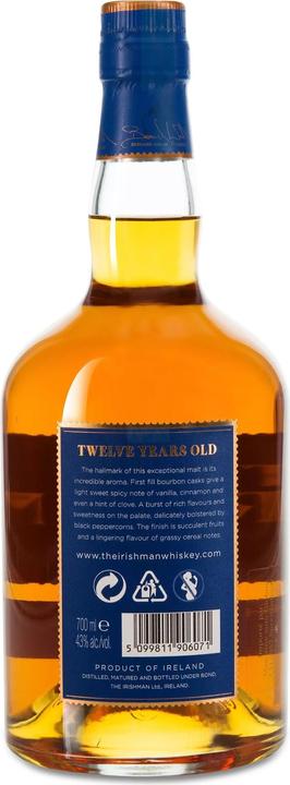 Actual product image Walsh Whiskey Distillery The Irishman (Irish whiskey, 1 x 70 cl)