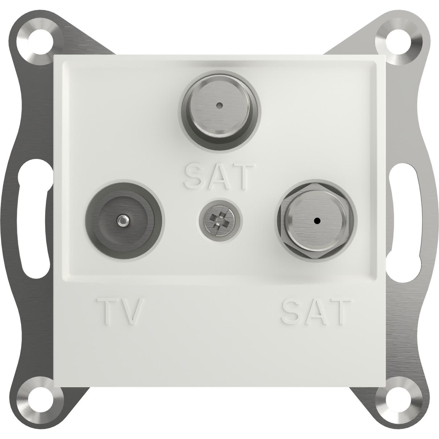 Schneider Electric, Steckdose, TV-SAT-SAT-Enddose Asfora Weiss (RAL 9003) EPH3670121D