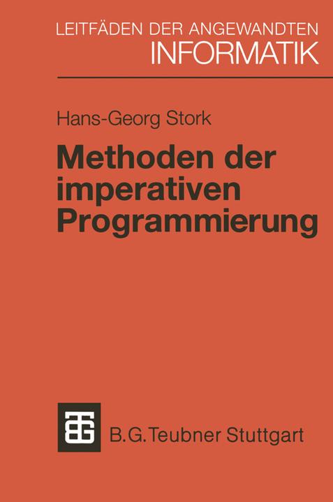 Produktbild Methoden der imperativen Programmierung (Hans-Georg Stork, 1993)