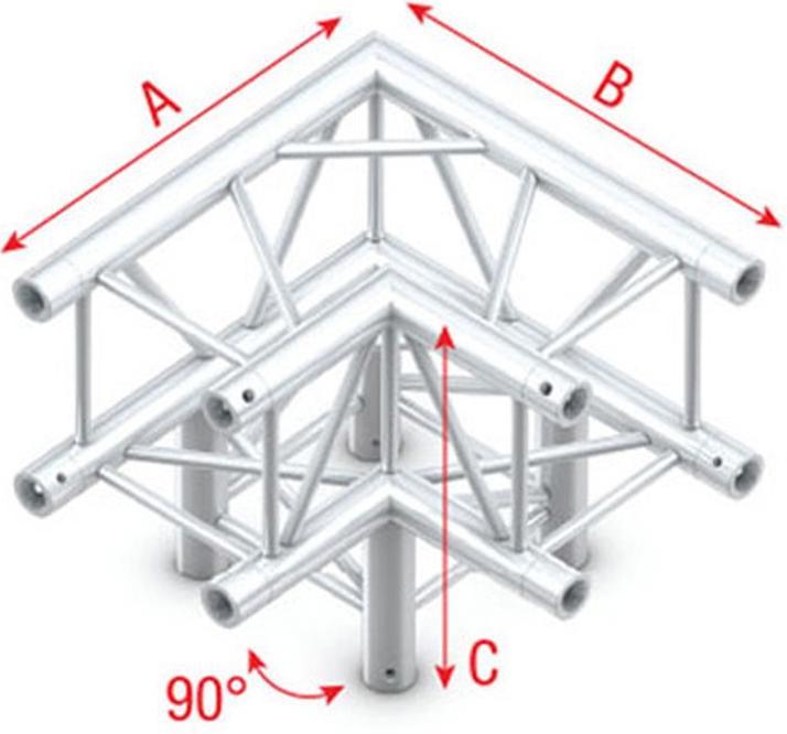 Showtec Corner 3-way 90 (Various)