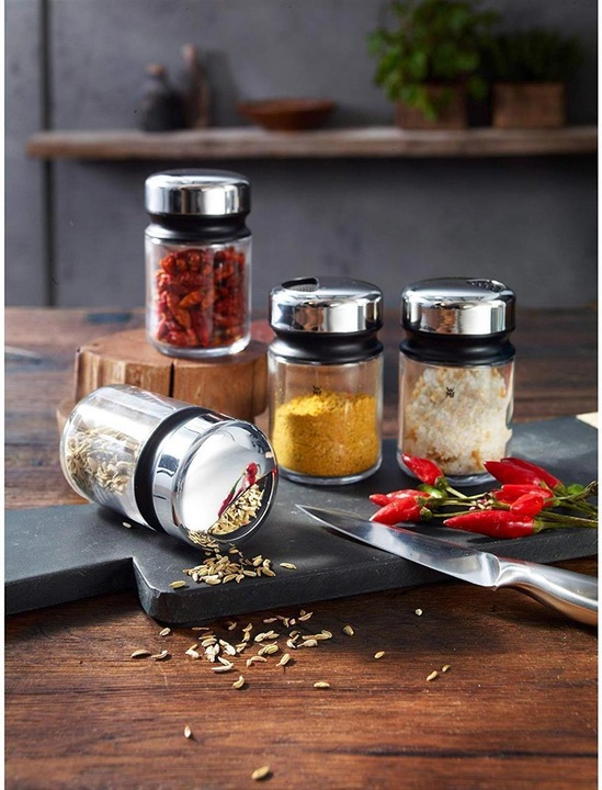 Produktbild WMF Universalstreuer 100ml mit Aromadeckel Gewürzglas grobes Streubild Glas Depot (Diverse Gewürze)