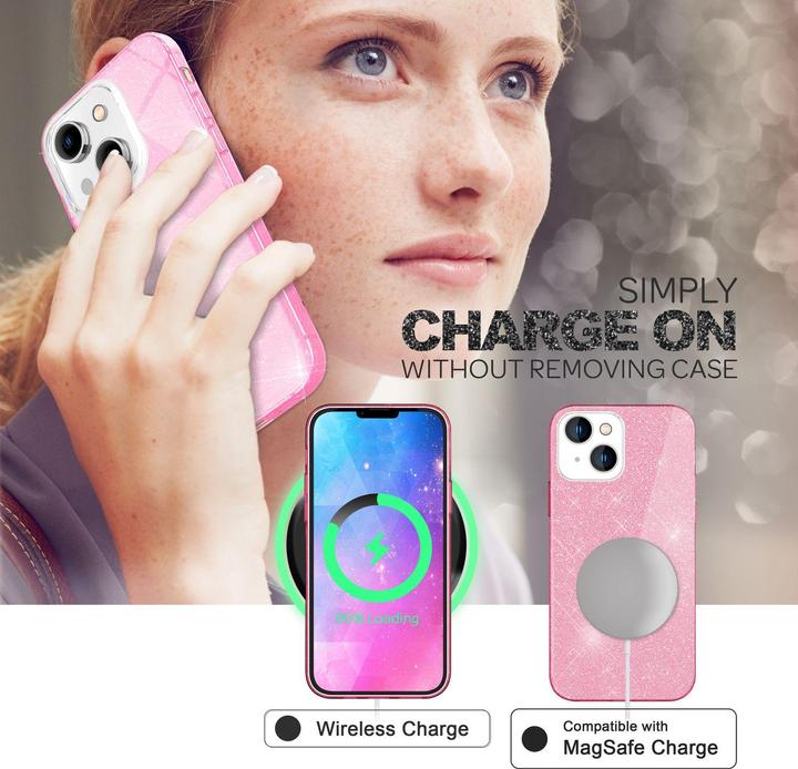 Produktbild Nalia Glitzer Hülle (Apple iPhone 14)