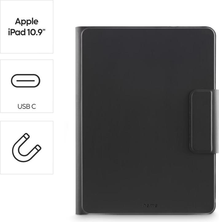 Actual product image Hama Premium" with keyboard for Apple iPad 10.9 (iPad 2022 (10th Gen))