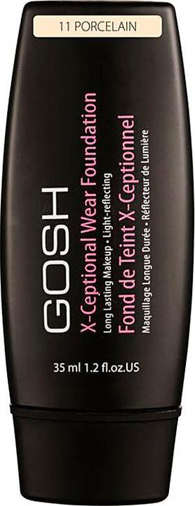Image du produit Gosh X-CEPTIONAL WEAR FOUNDATION maquillage longue tenue #11-porcelai (11)