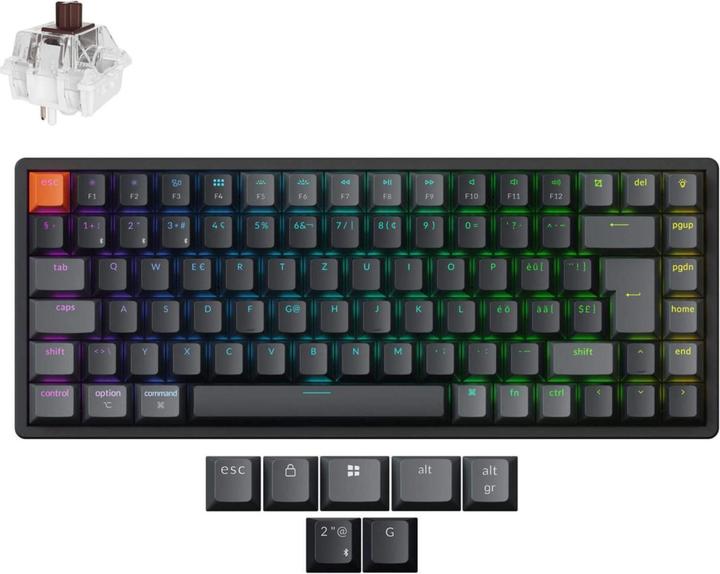 Produktbild Keychron K2 QMK v3 (CH, Kabellos, Kabelgebunden)