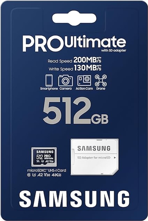 Produktbild Samsung EVO Plus (512 GB, microSDXC, U3, UHS-I)