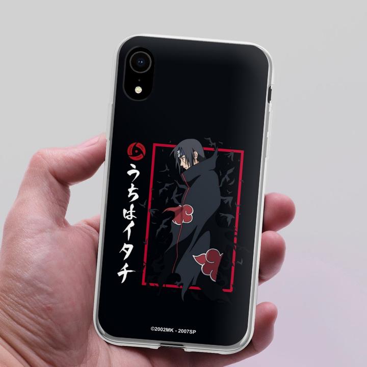 Produktbild DeinDesign Silikon Hülle für Apple iPhone Xr Handyhülle Case Smartphone Schutzhülle Itachi Uchiha Naruto (Apple iPhone XR)