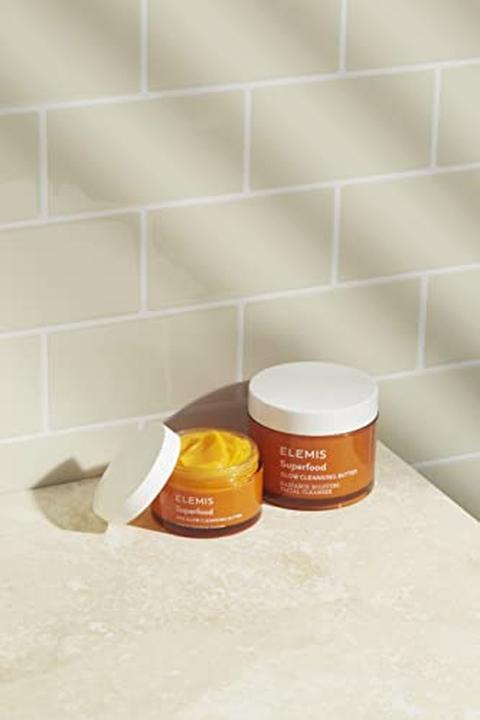 Actual product image Elemis Superfood AHA Glow Cleansing Butter (Facial cleansing wipes, 90 ml)