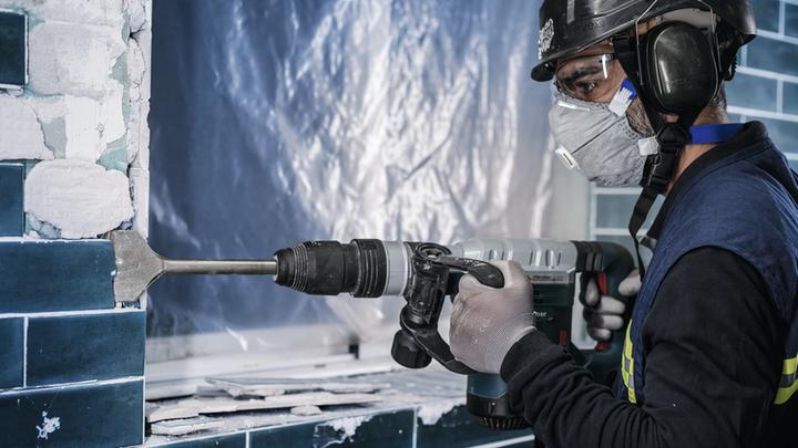 Immagine prodotto Bosch Professional Zubehör Scalpello per piastrelle PRO SDS max-4C, 80 x 300 mm (80 mm)