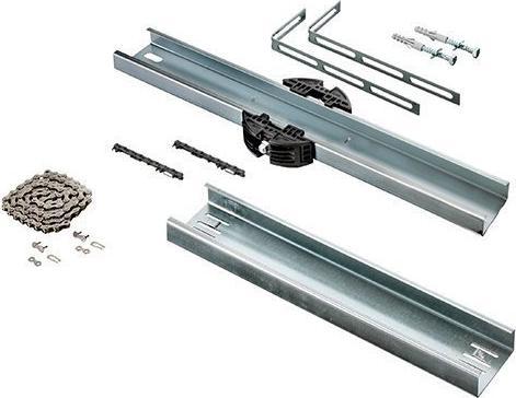 Sommer Torantriebe SOM S10868-00001 Kit de rallonge 543mm Rail de roulement MS 1,25mm zingué, montage inclus