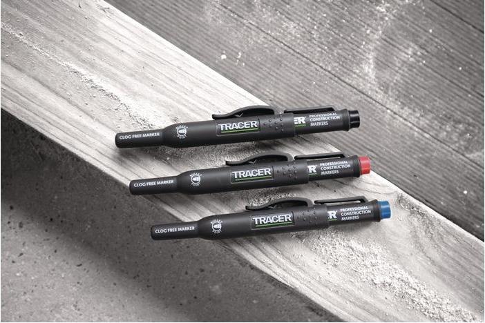 Actual product image Tracer ACF-MK3 Markierungssatz Schwarz/Blau/Rot (3x)