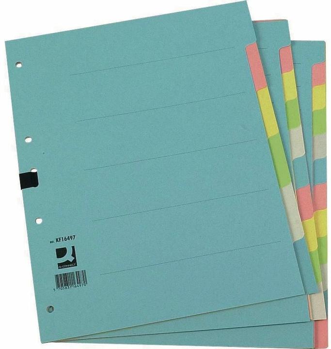 Image du produit Q-Connect Enregistrer le carton pleine grandeur, avec impression d'index