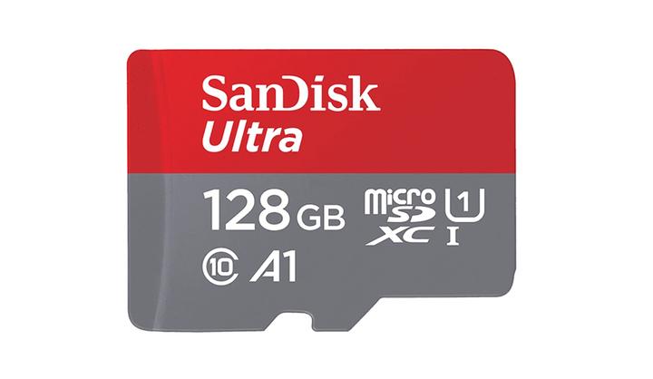 Image du produit SANDISK Adaptateur Ultra microSDXC /s+SD (128 Go, microSDXC, U1, UHS-I)