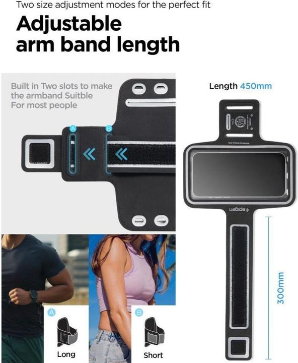 Actual product image Spigen Bracelet A703 6.9 black